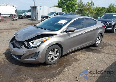 2015 Hyundai Elantra Se из США, поврежденный, VIN 5NPDH4AE3FH564670